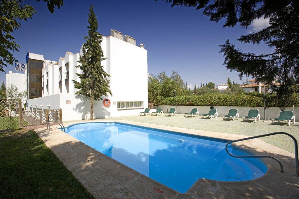 Hotel Villa Blanca Albolote Bagian luar foto